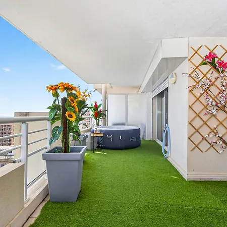 Florentine Ii - Somptueux Deux Pièces Monaco - Vue - Parking Appartement Beausoleil